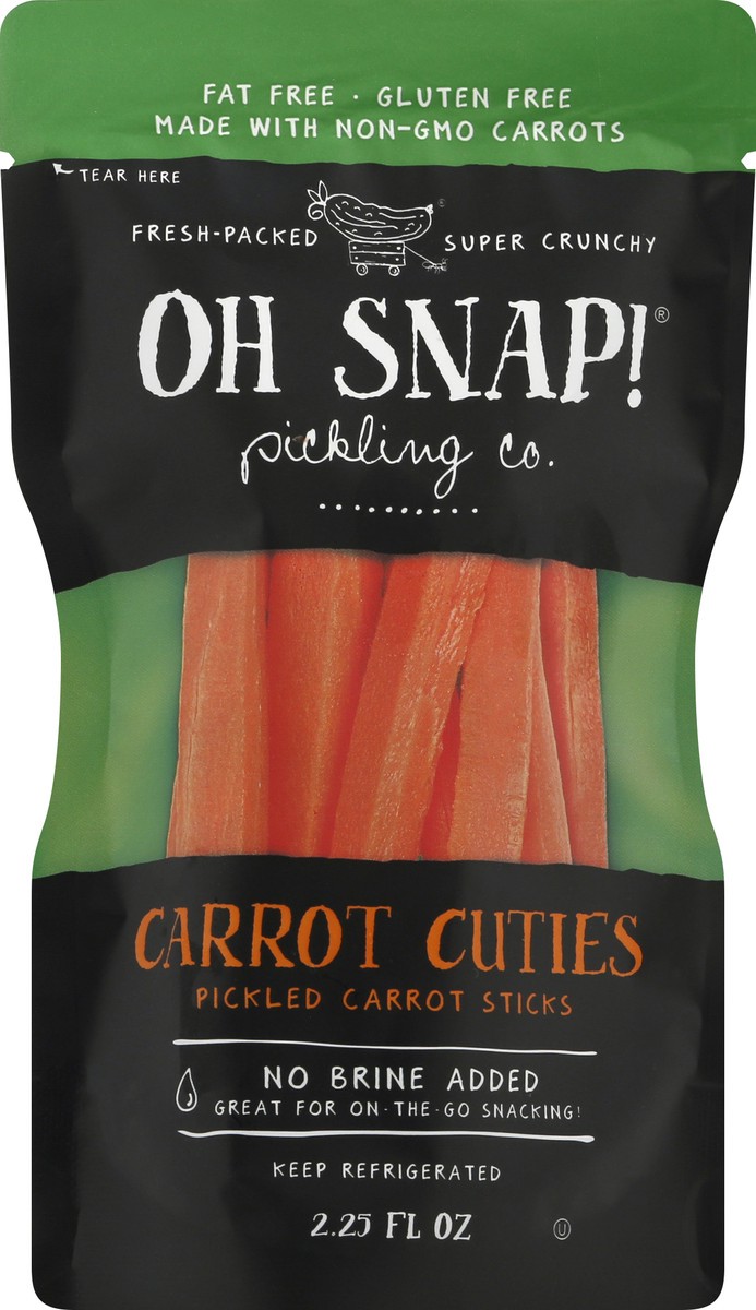 slide 1 of 9, Oh Snap! Pickling Co. Carrot Cuties Carrot Sticks 2.25 oz, 2.25 oz