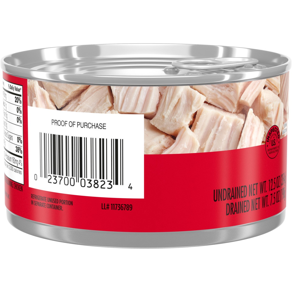 slide 2 of 9, Tyson White Premium Chunk Chicken Breast, 12.5 oz., 354.37 g