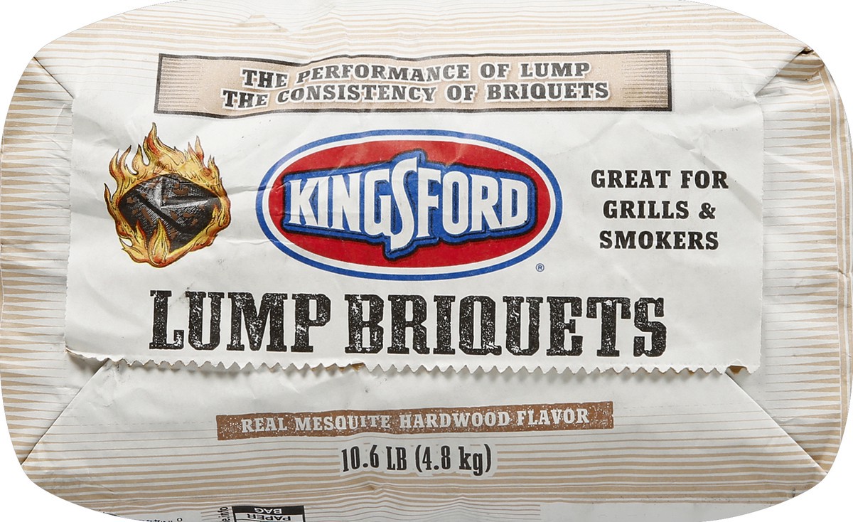 slide 4 of 5, Kingsford Mesquite Hardwood Flavor Lump Charcoal Briquets, 10.6 lb