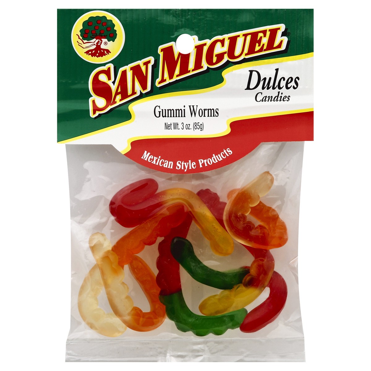 slide 4 of 4, San Miguel Gummi Worms - 2 oz, 2 oz