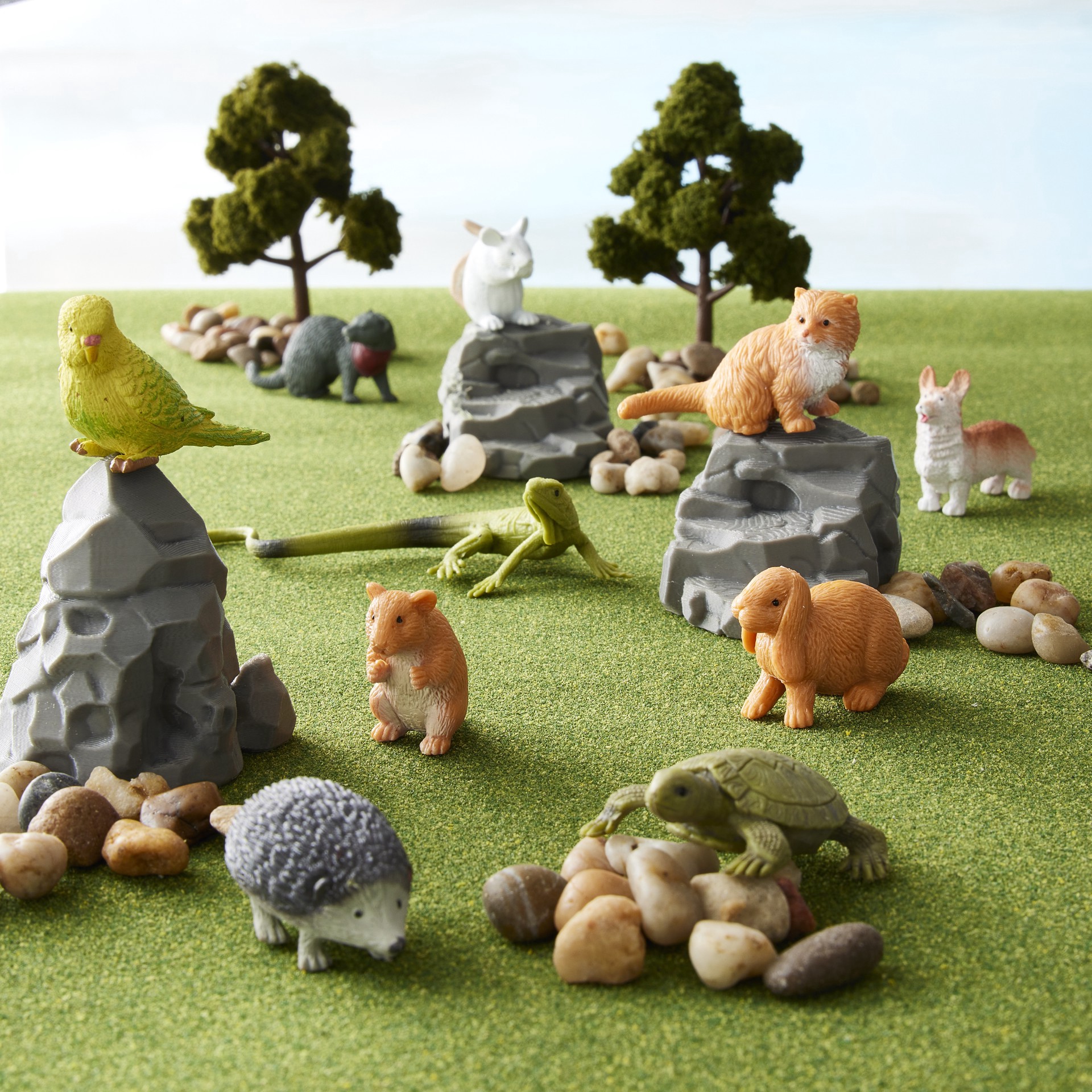 slide 3 of 3, Safari Ltd. Safari Ltd Toobs Pets, 12 figures