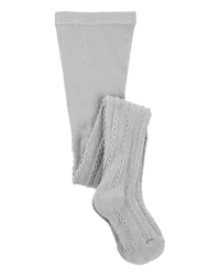 Carter's Kid Cable Knit Tights Grey 4-7