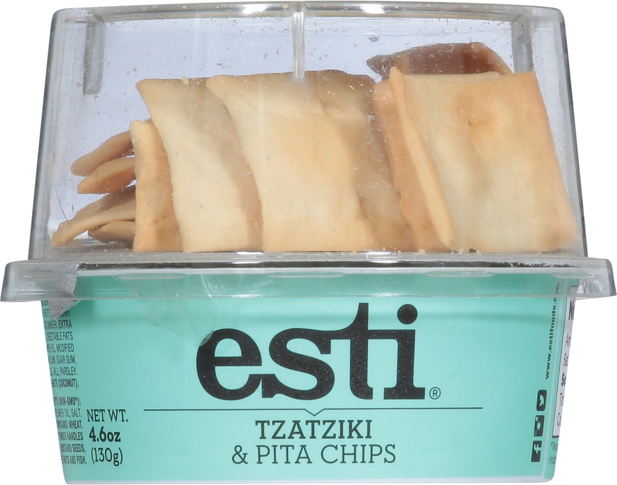 slide 12 of 14, esti Tzatziki & Pita Chips 4.6 oz, 4.6 oz