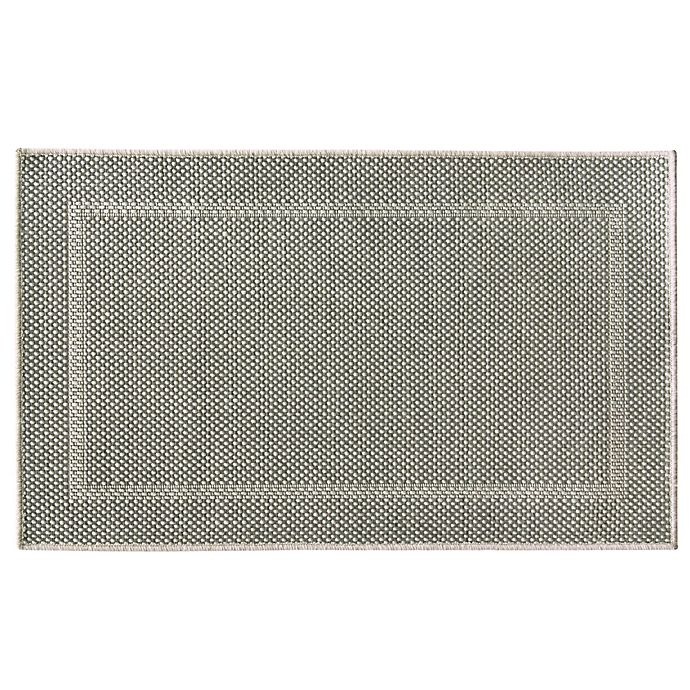 slide 1 of 2, Bacova Woven Natural Framed Ridges Accent Rug - Grey, 28 in x 46 in