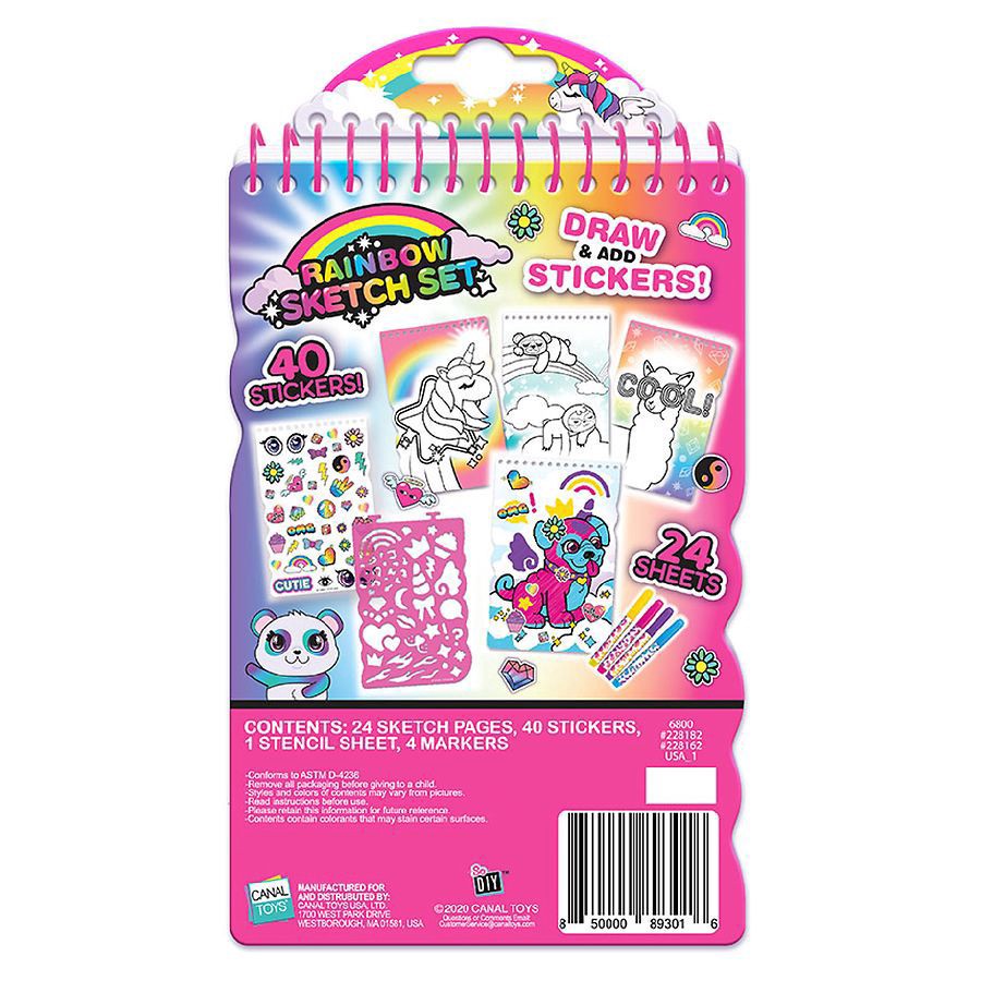 slide 2 of 3, Mini Sketch Rainbow Sketch Set Assortment, 1 ct