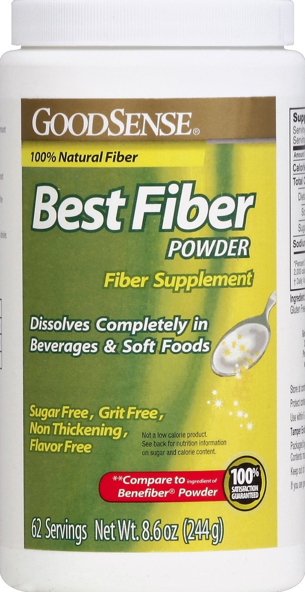 slide 2 of 2, Good Sense Fiber Supplement 62 ea, 62 ct