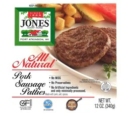 Jones Dairy Farm All Natural Pork Sausage Patties