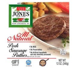 Jones Dairy Farm All Natural Pork Sausage Patties