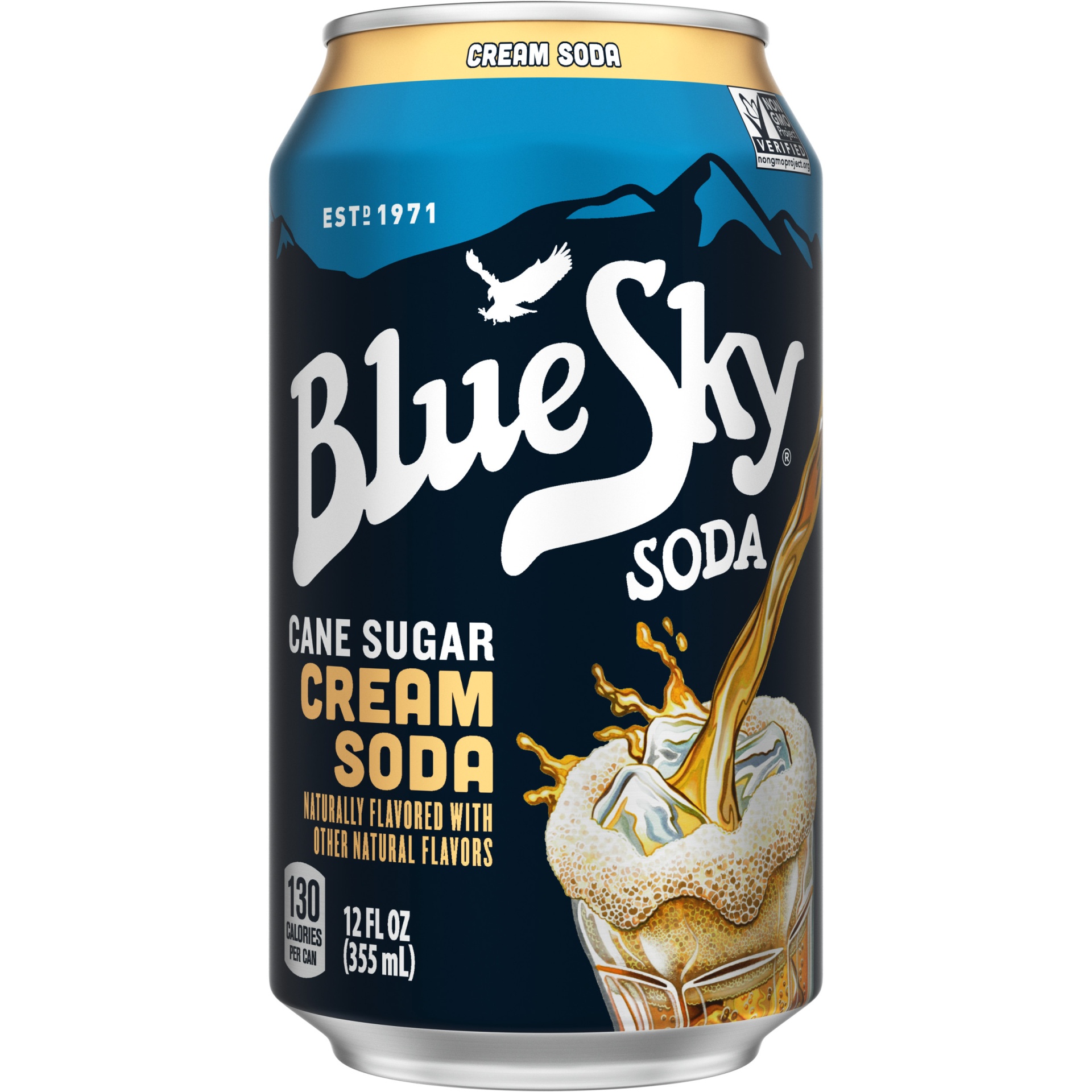 slide 2 of 8, Blue Sky Cream Soda, 6 ct; 12 fl oz