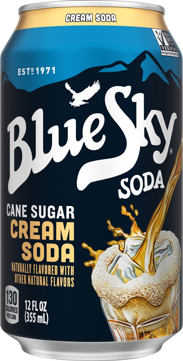 slide 5 of 8, Blue Sky Cream Soda - 12 oz, 12 oz