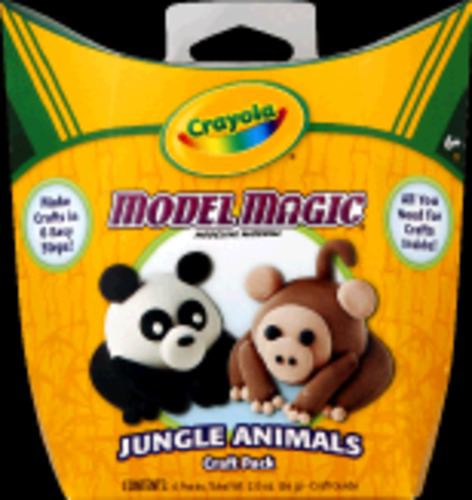 Crayola - Crayola, Model Magic - Modeling Material, Jungle Animals Craft  Pack, Shop