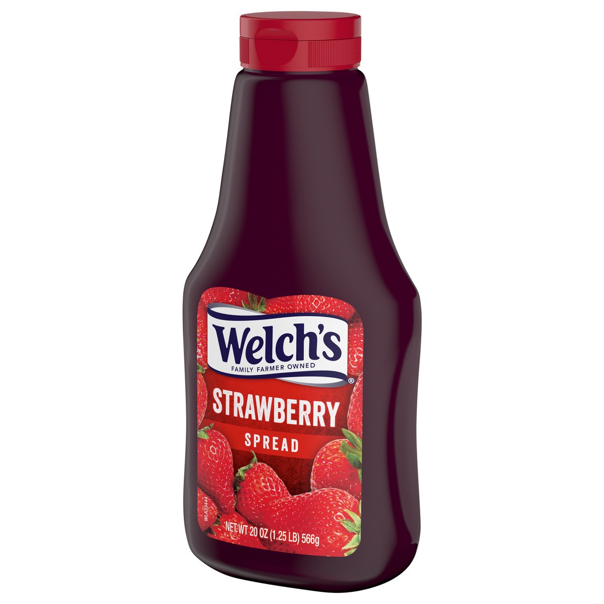 slide 2 of 5, Welch's Strawberry Spread, 20 oz Squeeze Bottle, 20 oz