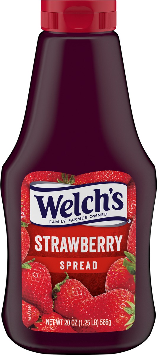 slide 4 of 5, Welch's Strawberry Spread, 20 oz Squeeze Bottle, 20 oz