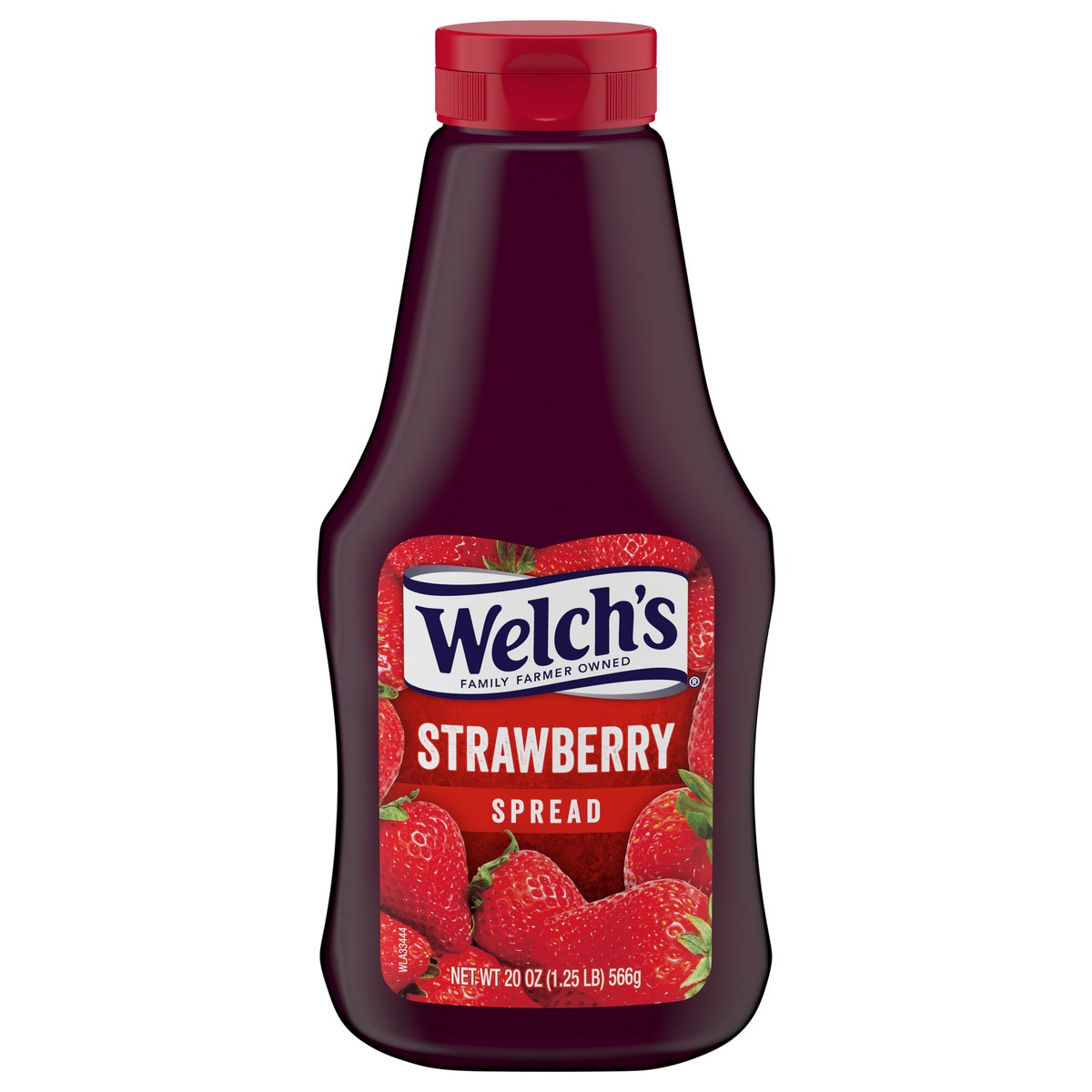 slide 1 of 5, Welch's Strawberry Spread, 20 oz Squeeze Bottle, 20 oz