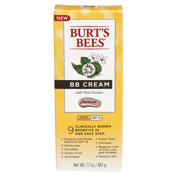 slide 1 of 7, Burt's Bees Spf 15 Medium Bb Cream, 1.7 oz