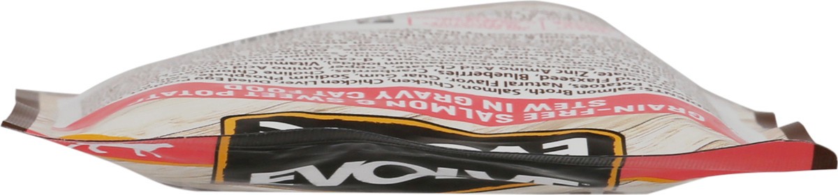 slide 12 of 12, Evolve Gluten Free Cat Salmon Pouch, 3 oz