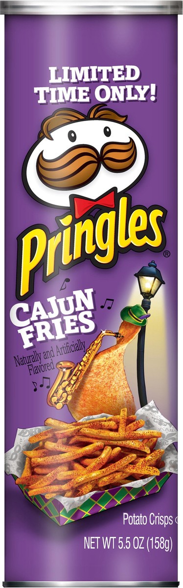 slide 2 of 6, Pringles Cajun Fries Potato Crisps, 5.57 oz