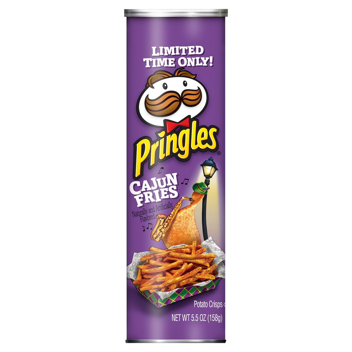 slide 3 of 6, Pringles Cajun Fries Potato Crisps, 5.57 oz