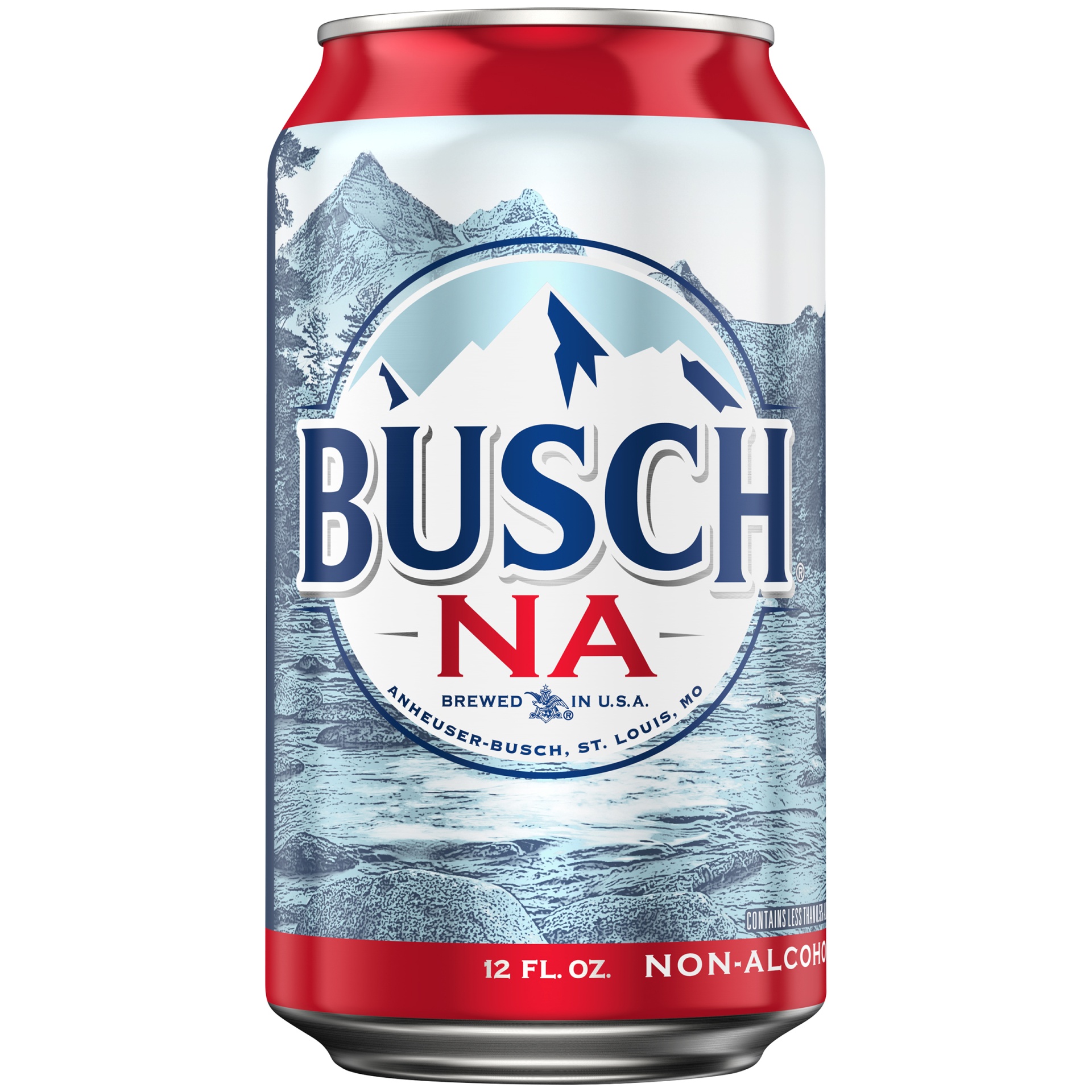 slide 1 of 2, Busch NA Non-Alcoholic Brew, 0.5% ABV, 72 oz