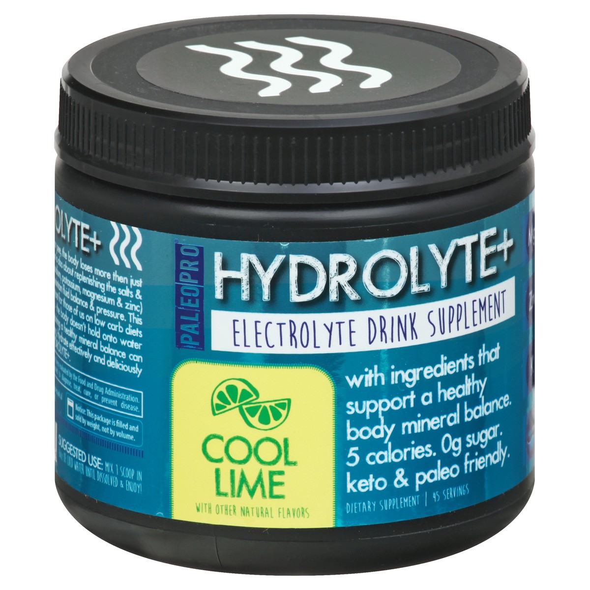slide 9 of 13, PaleoPro Hydrolyte+ Cool Lime Electrolyte Drink Supplement 1 ea, 1 ct