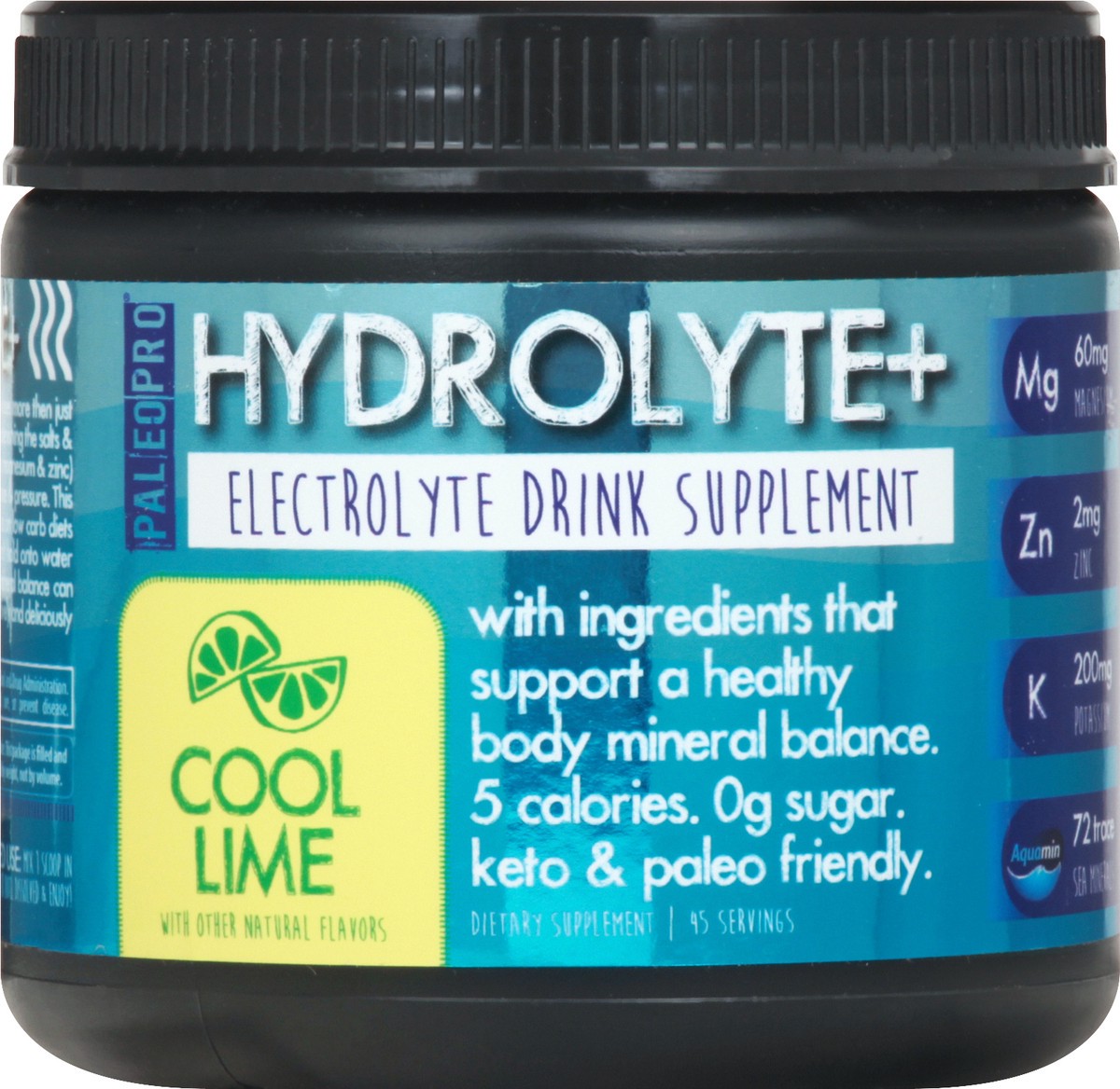 slide 1 of 13, PaleoPro Hydrolyte+ Cool Lime Electrolyte Drink Supplement 1 ea, 1 ct