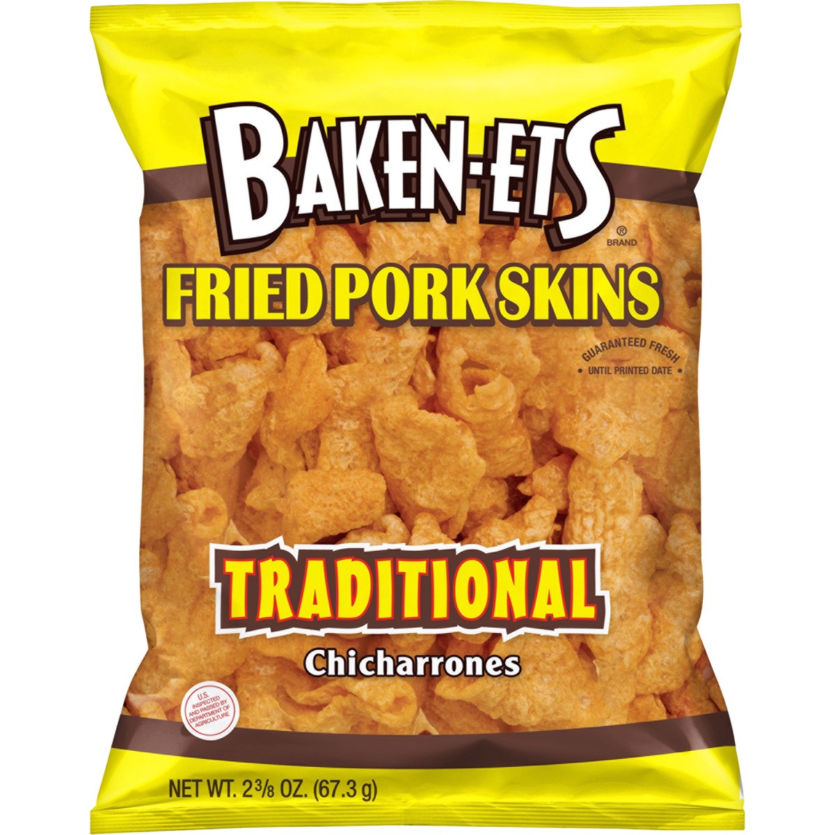 slide 3 of 7, BAKEN-ETS Pork Rinds, 2.38 oz
