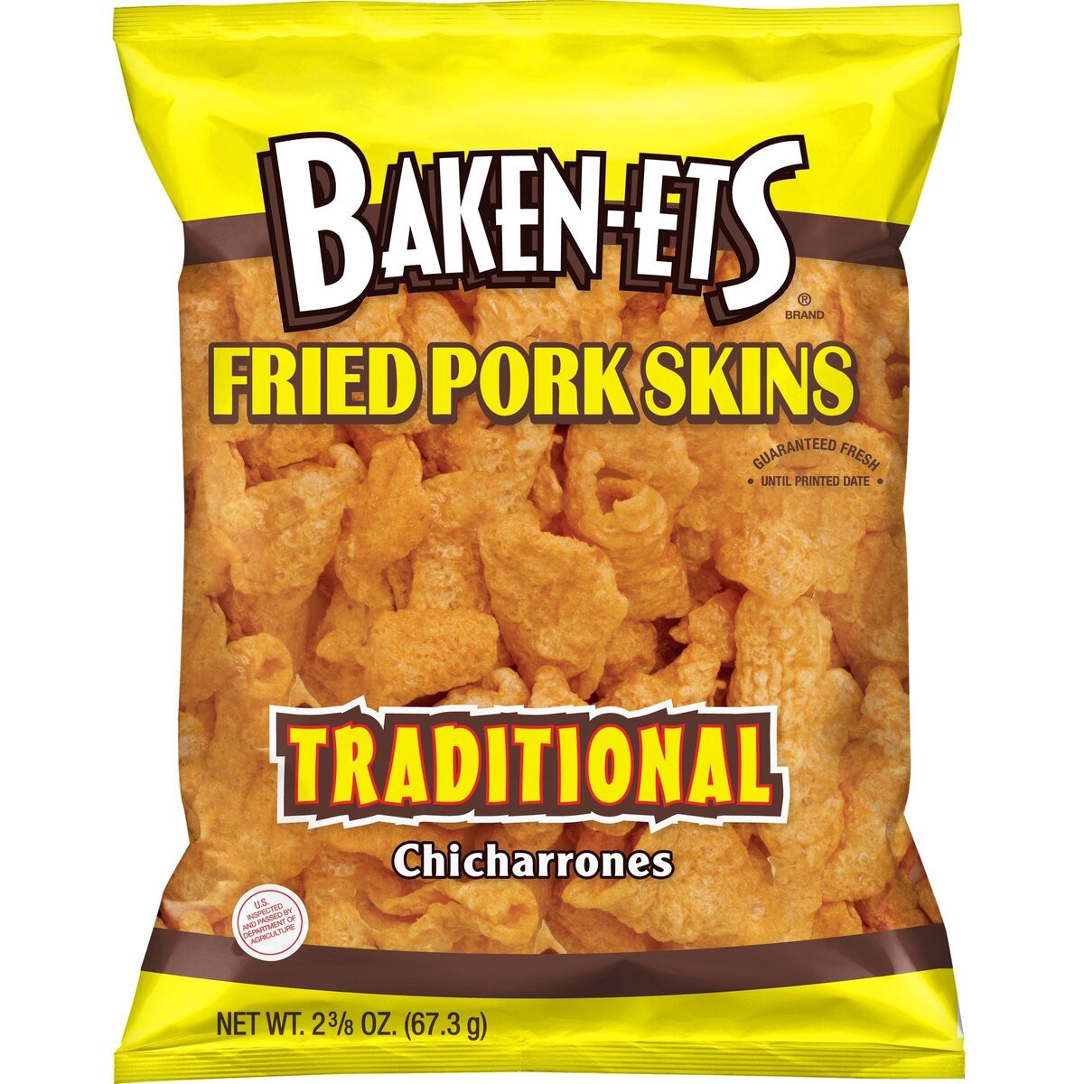 slide 6 of 7, BAKEN-ETS Pork Rinds, 2.38 oz