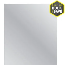 Project Source H Polished Frameless Wall Mirror