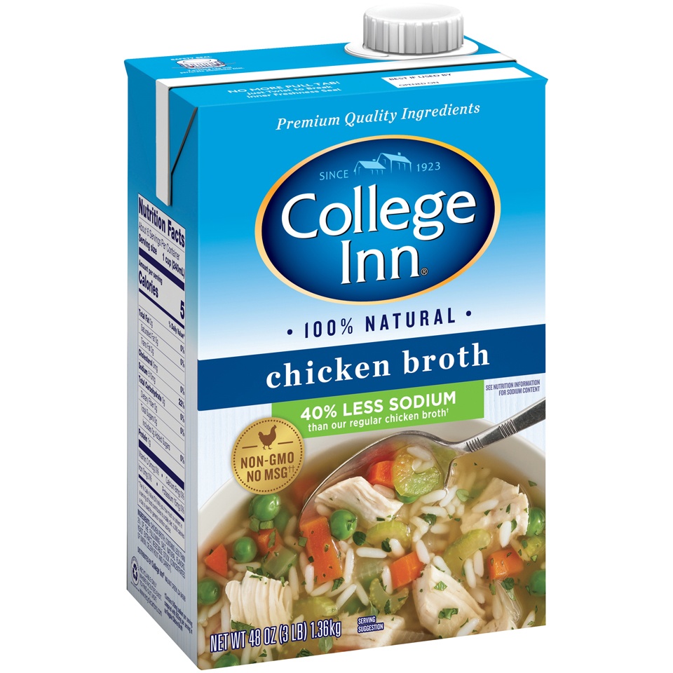 College Inn Light & Fat Free Chicken Broth 48 oz Shipt
