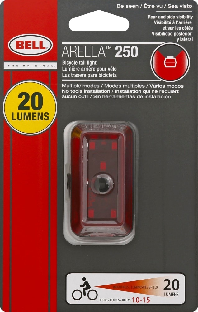 slide 1 of 1, Bell Arella 250 Bicycle Tail Light, 1 ct