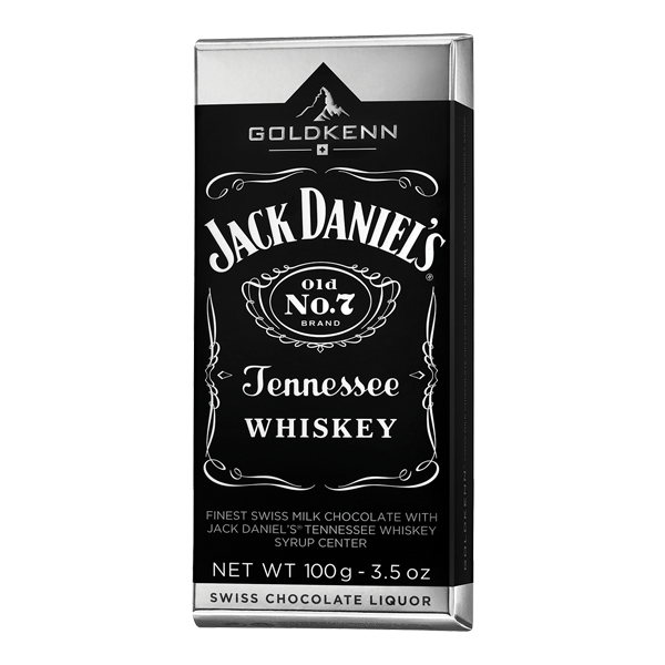 slide 1 of 1, Jack Daniels Goldkenn Chocolate Bar, 3.5 oz