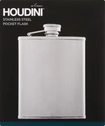 Houdini Stainless Steel Pocket Flask - 1 ea