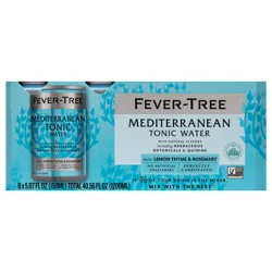 Fever-Tree Mediterranean Tonic Water - 8 ct; 5 oz