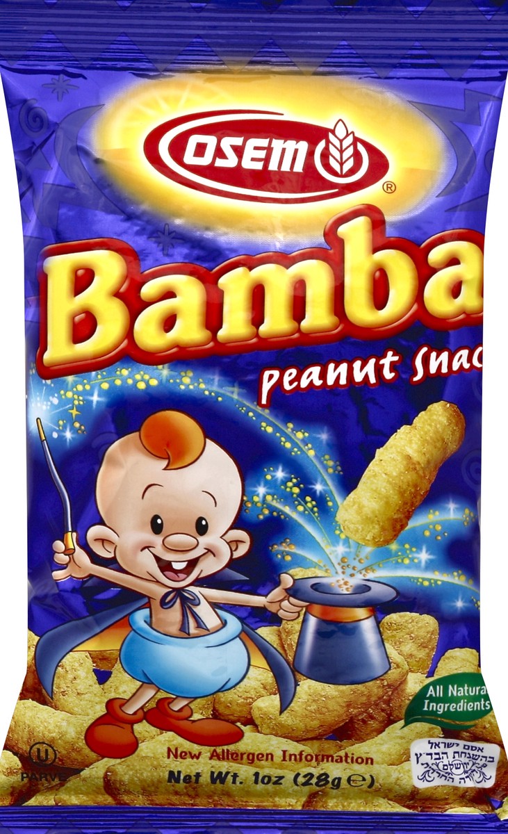 slide 2 of 5, Osem Bamba Peanut Snack - 1oz, 1 oz