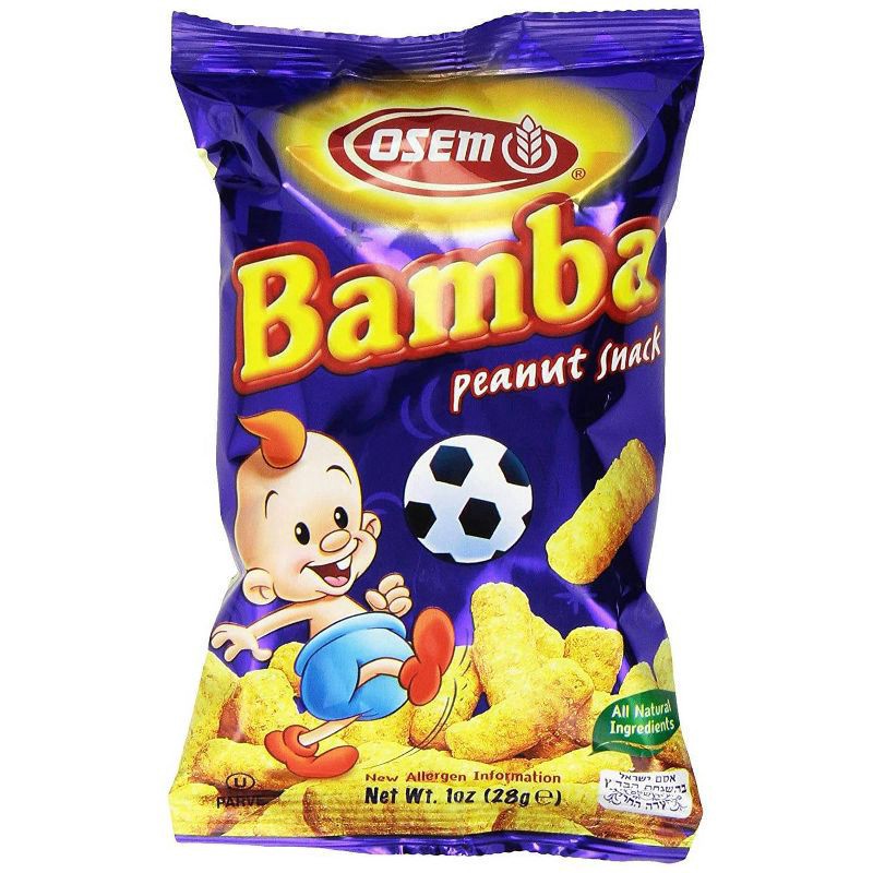 slide 1 of 5, Osem Bamba Peanut Snack - 1oz, 1 oz