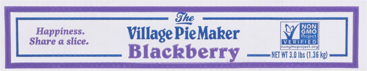 slide 12 of 12, The Village PieMaker Village PieMaker Blackberry Pie, 3 lb