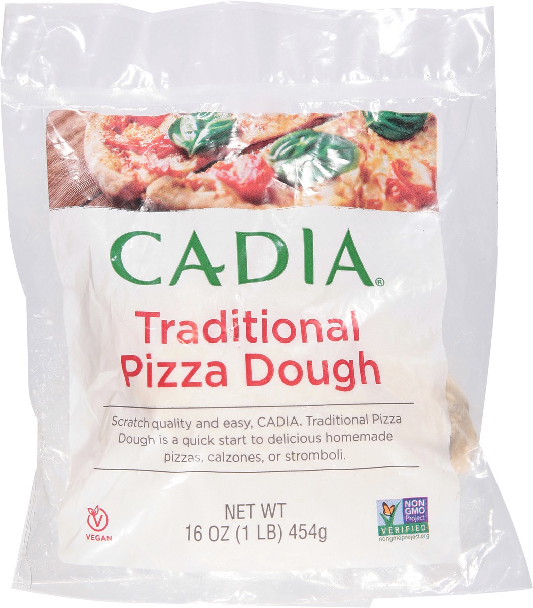 slide 6 of 14, Cadia Traditional Pizza Dough, 16 oz