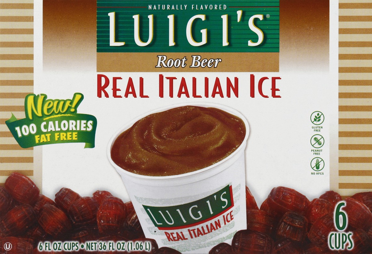 slide 4 of 4, Luigi's Italian Ice 6 ea, 6 ct