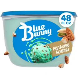 Blue Bunny Premium Pistachio Almond Frozen Dessert, 48 fl oz
