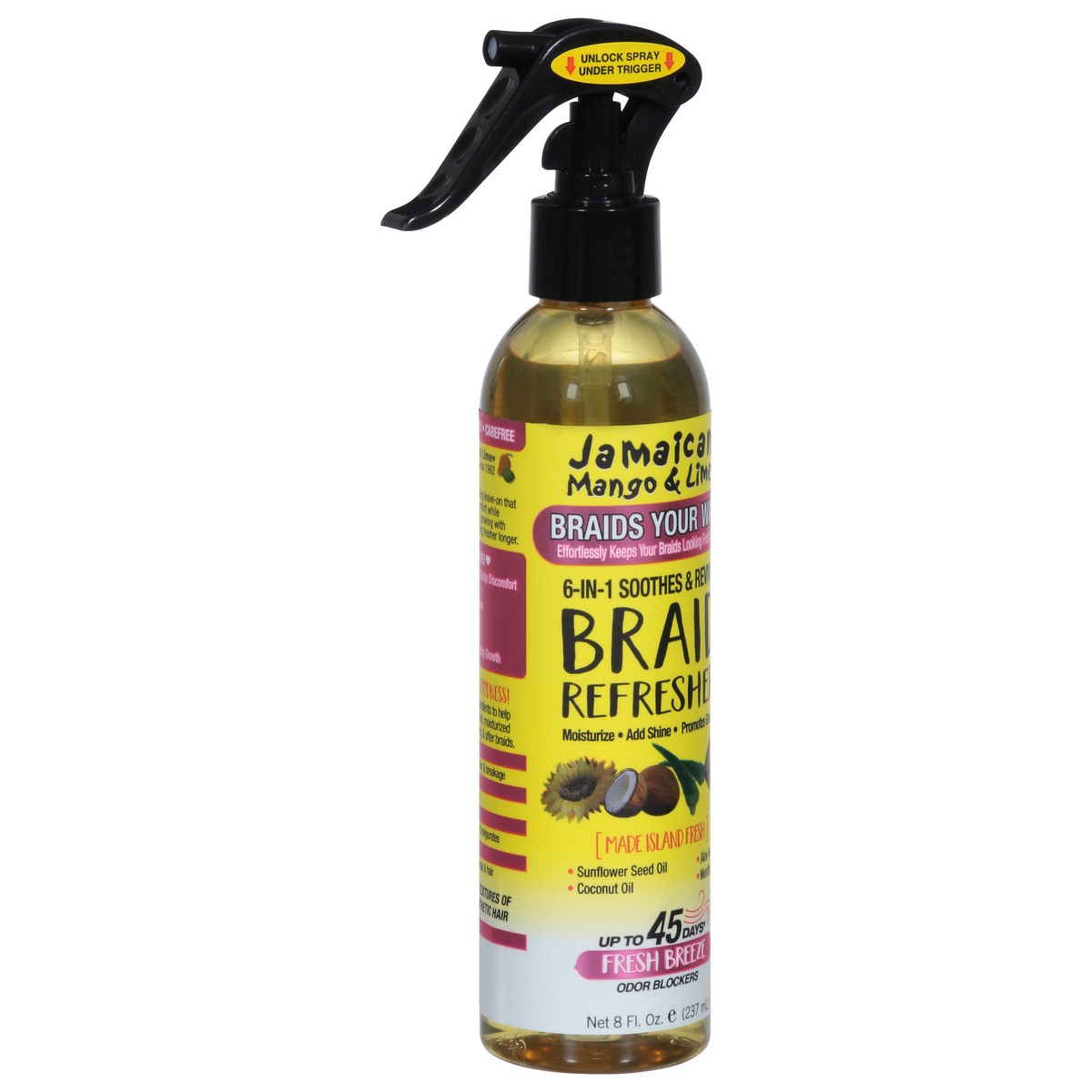 slide 9 of 9, Jamaican Mango & Lime Fresh Breeze Braid Refresher 8 fl oz, 8 fl oz
