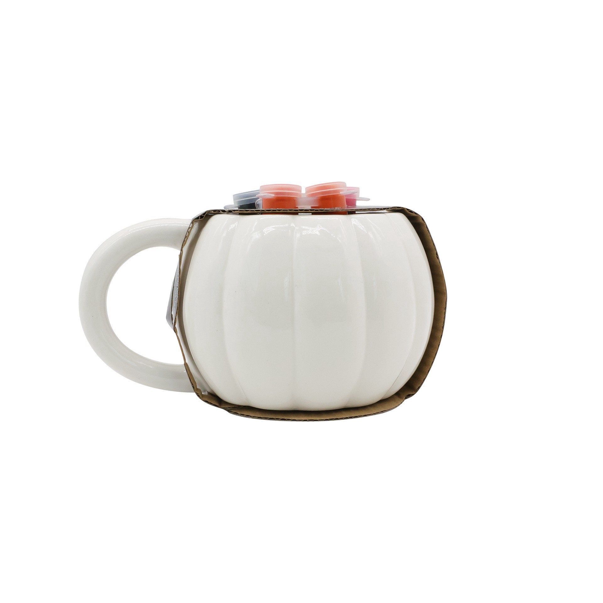 slide 2 of 3, Jack-O'-Lantern Color Your Own Ceramic Mug Kit By Creatology, 4 in x 4.5 in