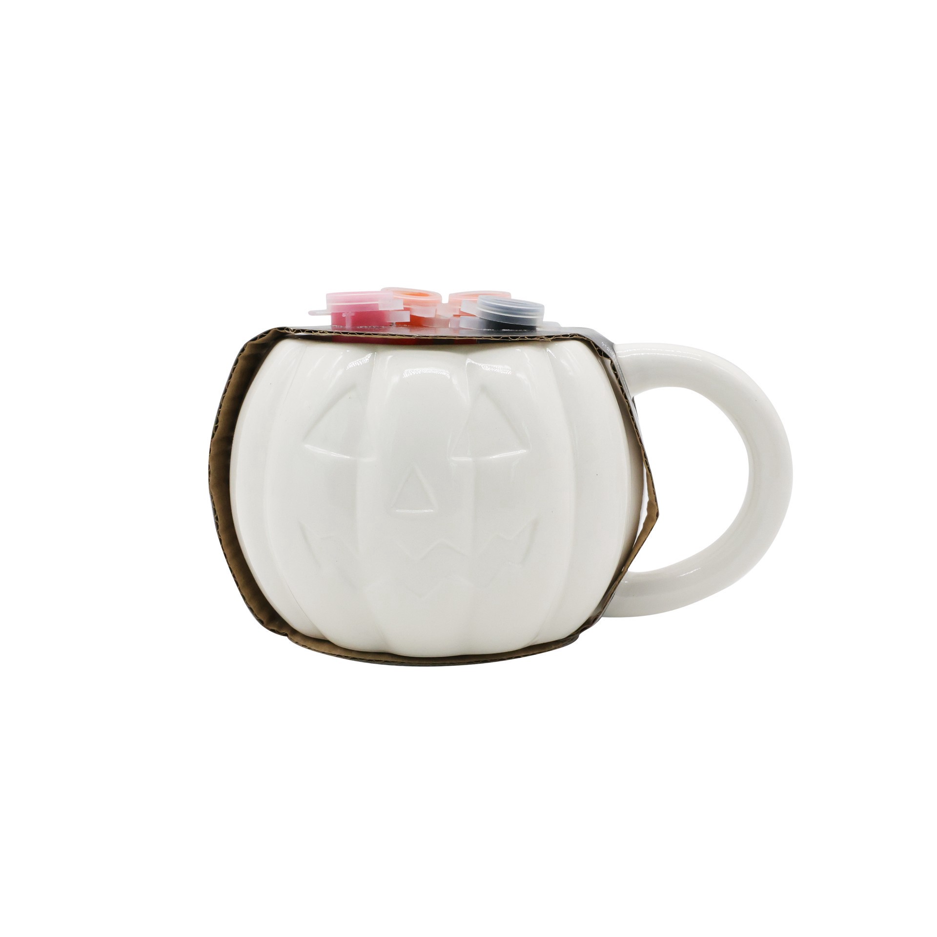 slide 3 of 3, Jack-O'-Lantern Color Your Own Ceramic Mug Kit By Creatology, 4 in x 4.5 in