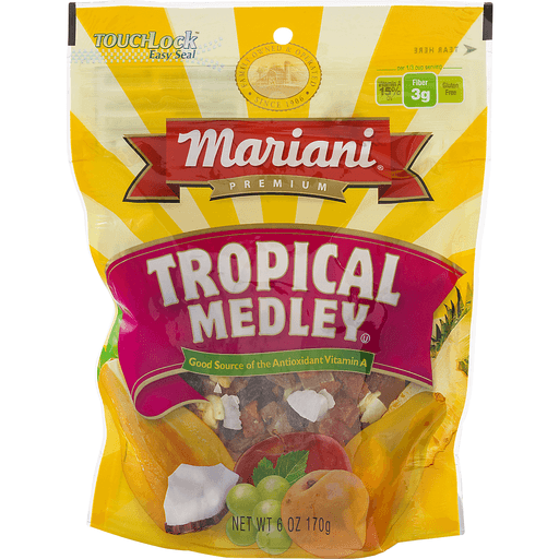 slide 1 of 1, Mariani Tropical Medley Dried Fruit, 6 oz