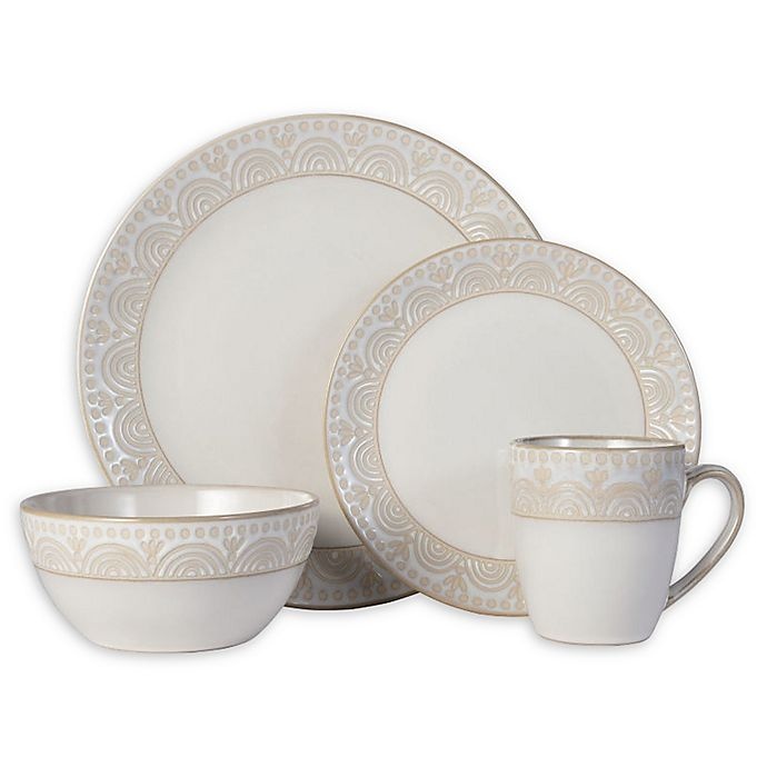 slide 1 of 2, Pfaltzgraff Amelia Cream Dinnerware Set, 16 ct