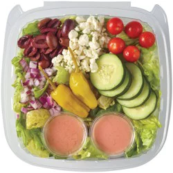 Meal Simple by H-E-B Greek Family-Size Salad with Red Wine Vinaigrette