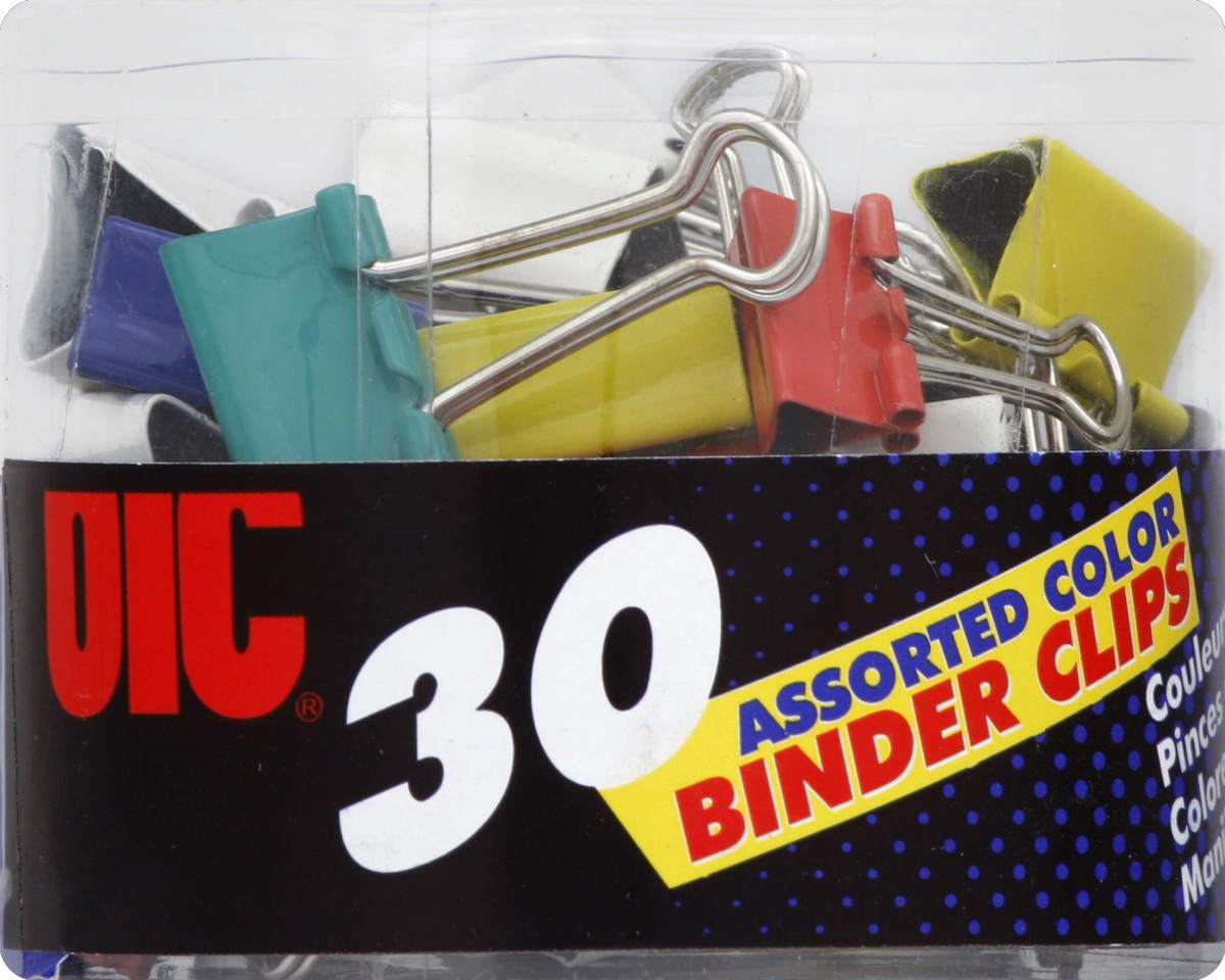 slide 1 of 3, OIC Binder Clips 30 ea, 30 ct