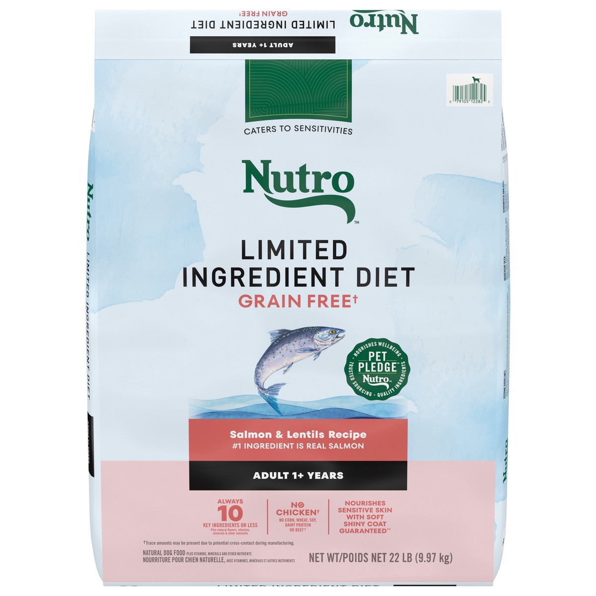 slide 11 of 16, Nutro Limited Ingredient Diet Dry Dog Food, Salmon & Lentils Recipe, 22 lbs., 22.02 lb