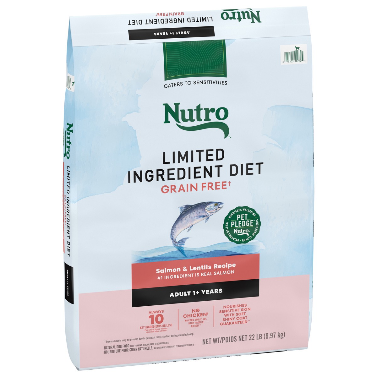 slide 6 of 16, Nutro Limited Ingredient Diet Dry Dog Food, Salmon & Lentils Recipe, 22 lbs., 22.02 lb