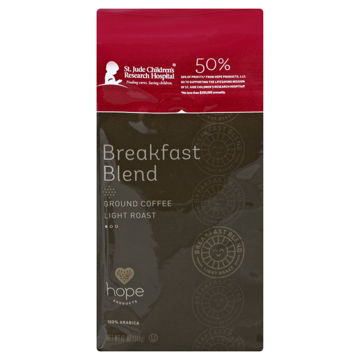 slide 1 of 1, Hope Foods Breakfast Blend Light Roast Ground Coffee - 12 oz, 12 oz