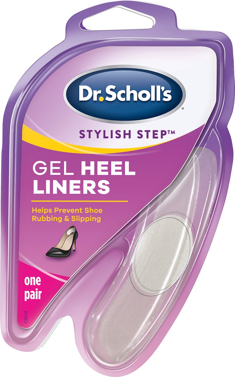 slide 4 of 4, Dr. Scholl's Gel Heel Liners 1 ea, 1 ct